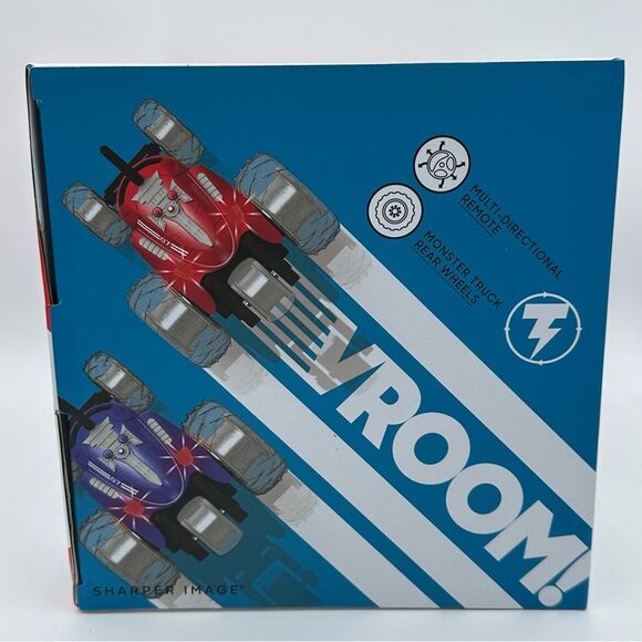 NEW- SHARPER IMAGE® THUNDER TUMBLERREMOTE CONTROL 360° SPINNING CAR BLACK - Picture 6 of 7